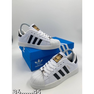 Superstar อาดิดาส รองเท้าผ้าใบ Sz.36-45 รองเท้าผ้าใบใส่ได้ทั้งผญ-ผช V38B012