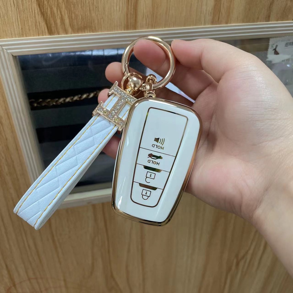 เคสกุญแจรีโมตรถยนต์ tpu สําหรับ toyota 4 Phnom Penh toyota Toyota Corolla Altis Corolla Cross Camry 