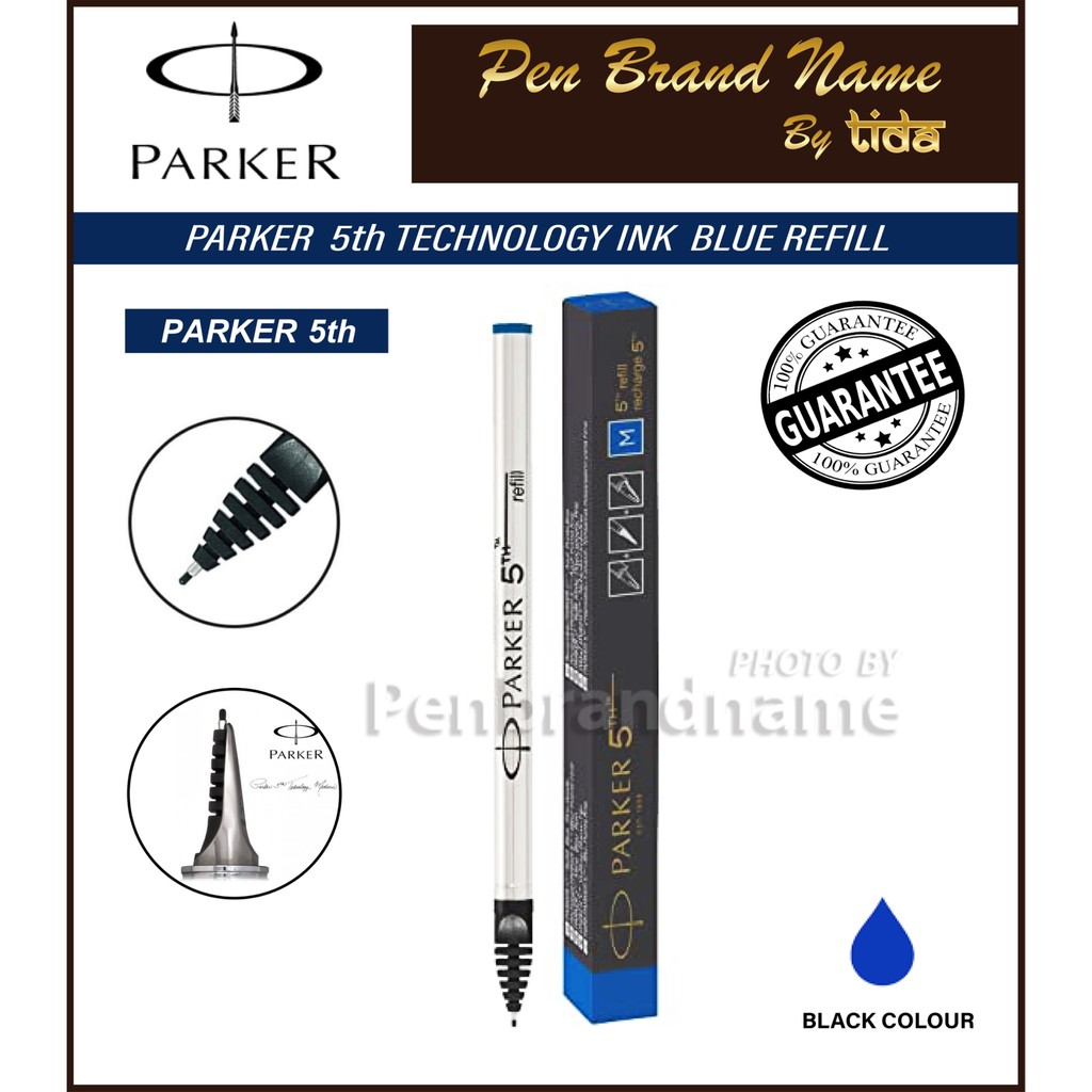 Parker Refill 5th technology Ink Black / Blue M 0.7mm แท้ห้าง