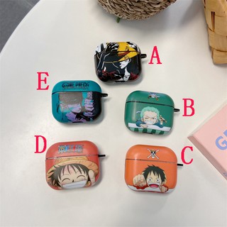 เคสแข็ง เคส Airpods Pro2 Airpods Pro Airpods3 Gen3 Airpods2 Cartoon วันพีซ One Piece Luffy ลูฟี่ Zoro โซโล Protective Hard Case