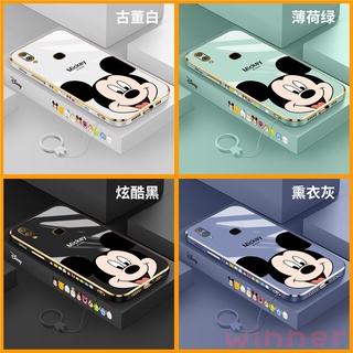 เคส Vivo V11i เคส Vivo Y85 เคส Vivo V9 เคส Vivo Y95 เคส Vivo Y91 เคส Vivo Y91i เคส Vivo Y91 เคส Vivo Y93 โทรศัพท์มือถือลายกล้องดิสนีย์มิกกี้สําหรับ MQ