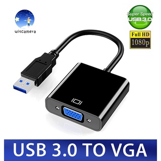 USB 3.0 to VGA 1080P จอแสดงผลตัวแปลงอะแดปเตอร์สำหรับโปรเจ็คเตอร์คอมพิวเตอร์ ... USB 3.0 to VGA 1080P Display Adapter