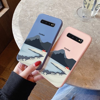 เคสโทรศัพท์มือถือซิลิโคนลายน้ําแข็งสําหรับ Samsung S10 4G S10 5G S10E S10Lite S10Plus S9 S9Plus