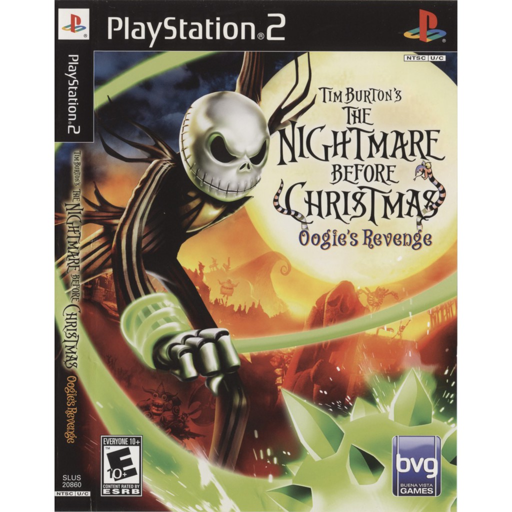 แผ่นเกมส์ Nightmare Before Christmas, The (Tim Burton's) Oogie's Revenge PS2 Playstation 2 คุณภาพสูง ราคาถูก