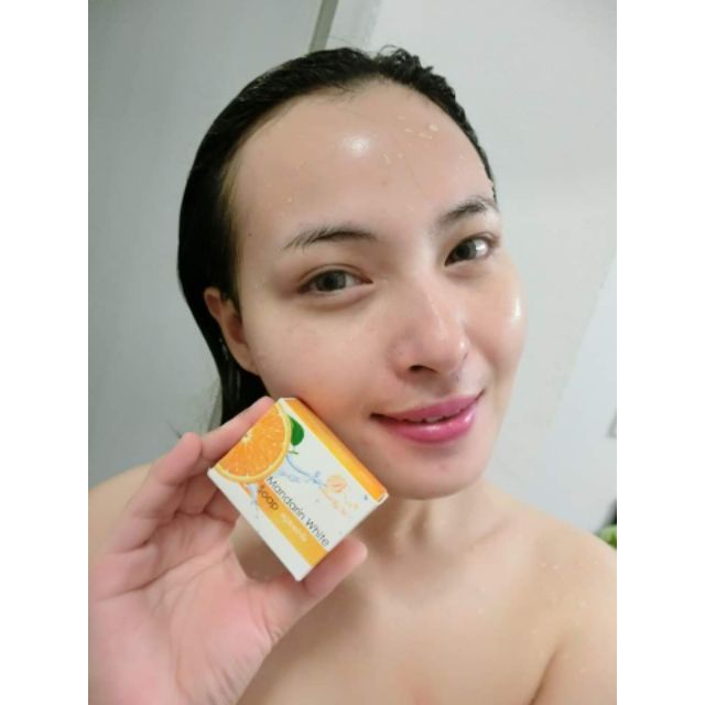 สบู่ส้มหน้าใส สบู่หน้าใส สบู่ส้มแมนดาริน สบู่รักษาสิว ของบริษัทบลิ๊งบายมีเอง