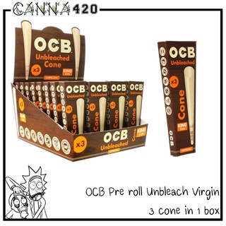 OCB ม้วนสำเร็จ 3 ชิ้นต่อกล่อง มี Premium / Virgin