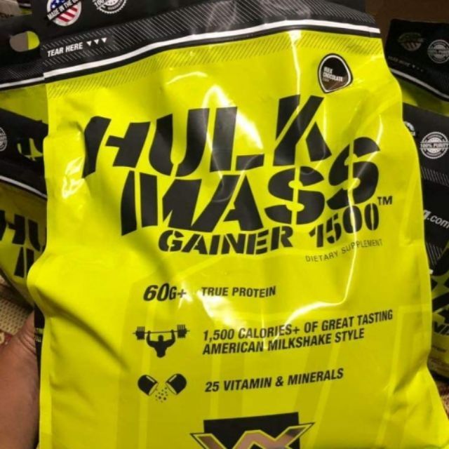 แบ่งขาย Hulk mass gainer 1500 รสโชโกเลต