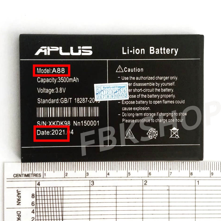 Battery Aplus แบตเตอรี่ โทรศัพท์ A88 2021 / 22 หรือ A900 2021