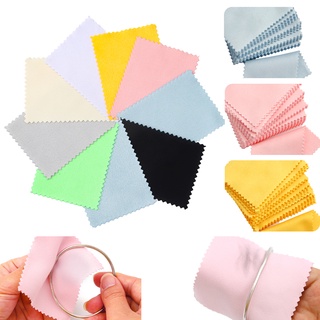 ผ้าเช็ดทําความสะอาด แบบนิ่ม สีเงิน สีทอง สําหรับเครื่องประดั…