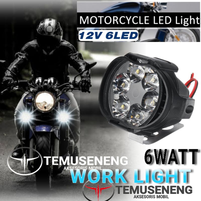 Cree 6Watt 6 LED Car Motorcycle Spotlight Worklight