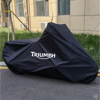 Suitable For Triumph Motorcycle Jersey TRIDENT 660 Bobber T100 T120 Street Triple765R StreetTwin Scrambler Outdoor Dustproof Rainproof Oxford Cloth Car Cover