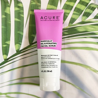 (Acure®) Radically Rejuvenating Facial Scrub 118 ml สครับหน้า ให้ความชุ่มชื่น ผลัดเซลล์ผิวอย่างอ่อนโยน