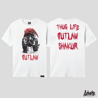 🔥 10.10. SALE 🔥 ® เสื้อยืด Oversize รุ่น Tupac 2 Pac สีขาว ( ลิขสิทธิ์แท้ ) เสื้อทรงตัวใหญ่ ชาย แขนสั้น M L  OS