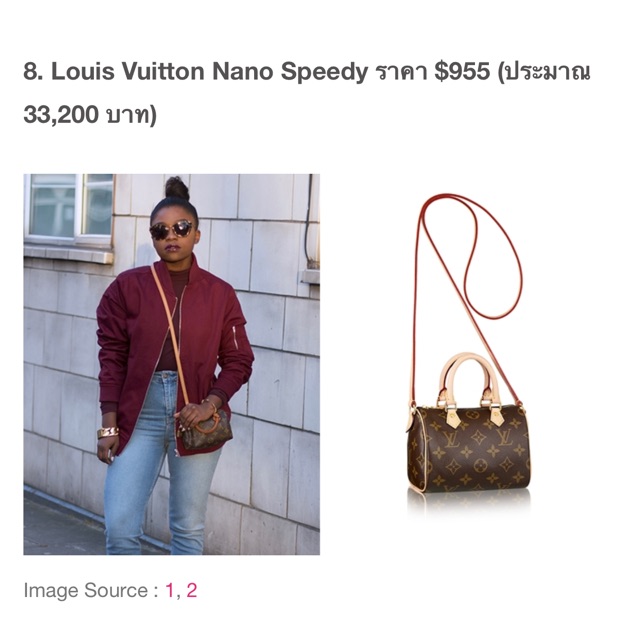 Louis Vuitton Nano Speedy แท้ 💯% มือ