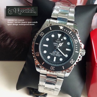 AMERICAN EAGLE รุ่น T-8018M นาฬิกาผู้ชาย นาฬิกาข้อมือระบบควอทซ์ กันน้ำ100% พร้อมกล่อง จากร้านนาฬิกาTN-WATCH1281
