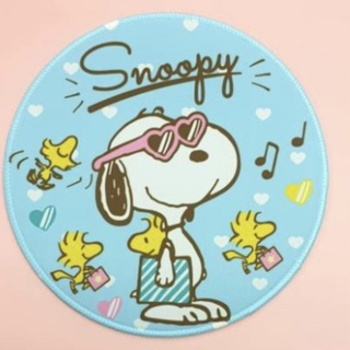 SNOOPY  SKY   แผ่นรองเมาส์ แผ่นรองเม้าส์ ลาย SNOOPY  SKY  สนูปปี้  ขนาดเส้น้ผ่านศุนย์กลาง 23 cm สวยงามน่าใช้งาน  BY PMYL