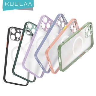 KUULAA เคสโทรศัพท์มือถือ แบบใส ป้องกันการกระแทก สําหรับ Iphone 11 และ Iphone 12 Series