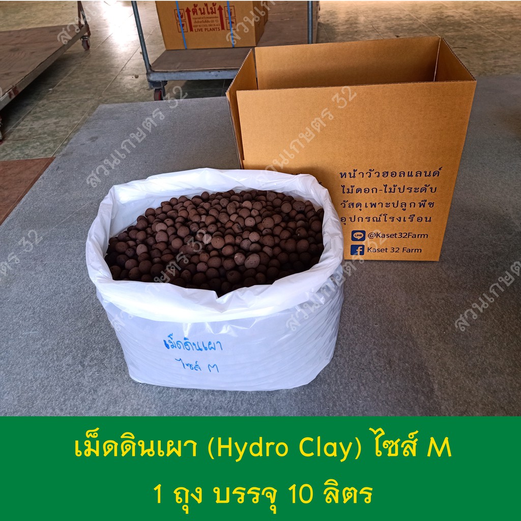 เม็ดดินเผามวลเบา แบ่งขาย 10 ลิตร Hydro Clay ดินเผามวลเบา รูปที่ 3