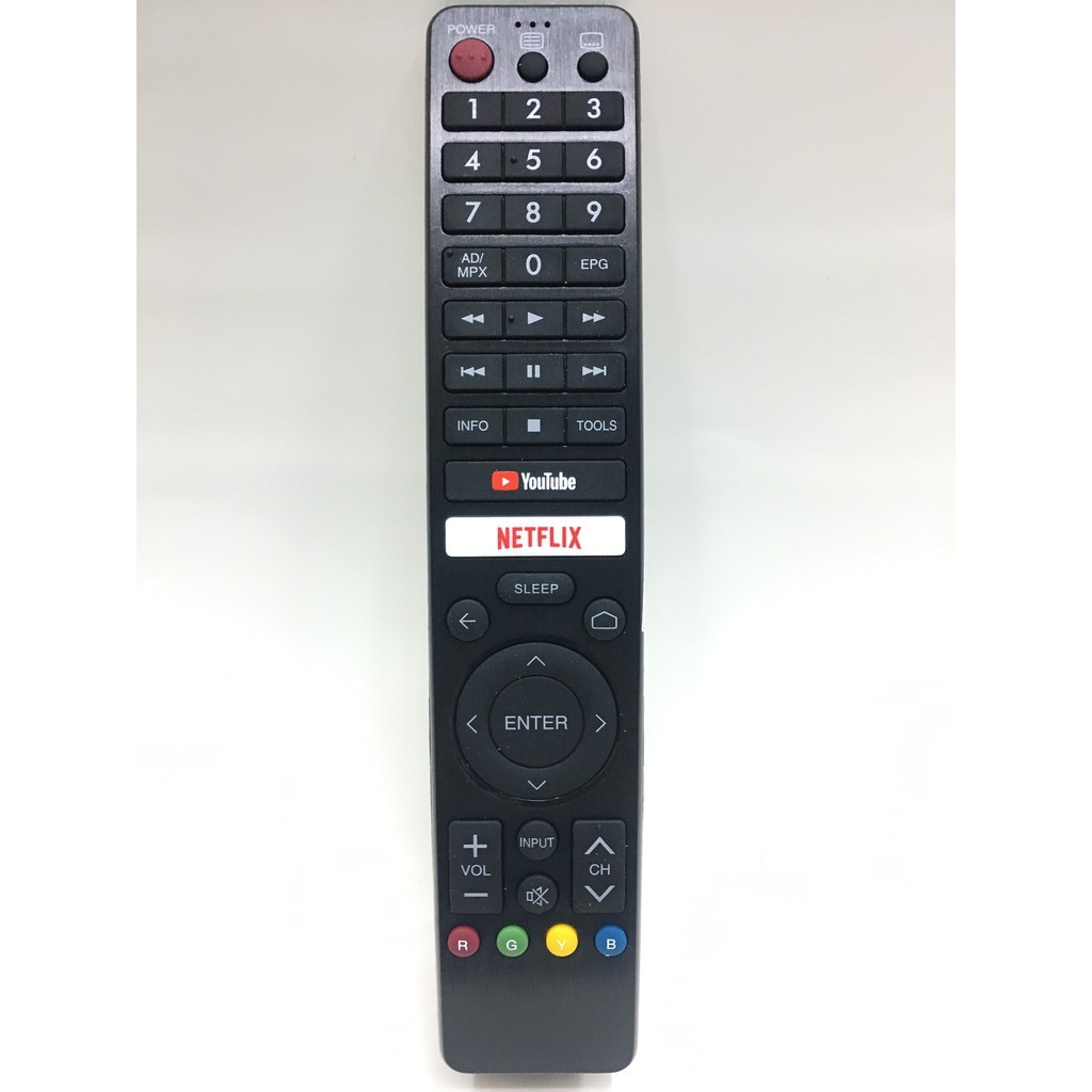 รีโมทสมาร์ททีวี ชาร์ป Sharp รุ่น GB346WJSA [ใช้กับ Smart TV Sharp ที่มีปุ่มเหมือนกับตัวนี้]