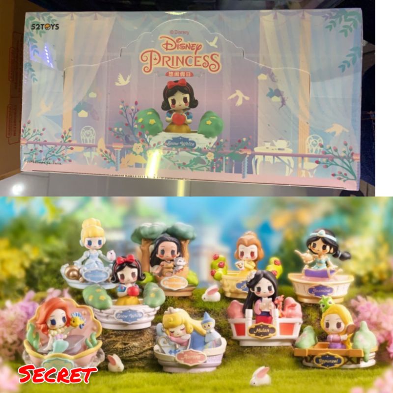 ✨พร้อมส่ง✨ Blind Box​ : 52toys  Disney​ Princess​ Leisure Holiday
