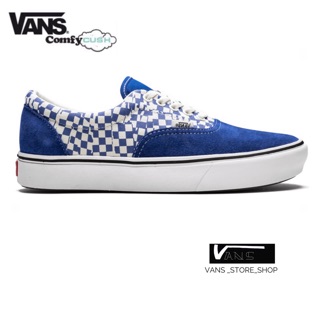 VANS ERA COMFYCUSH TEAR CHECK TRUE BLUE TRUE WHITE SNEAKERS สินค้ามีประกันแท้