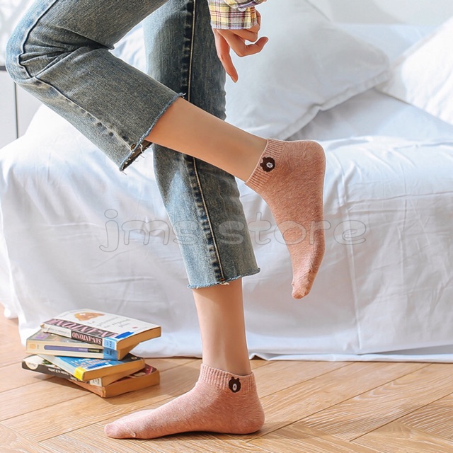 ถุงเท้าหมี ถุงเท้าแฟชั่น 10คู่ พร้อมส่ง🔥