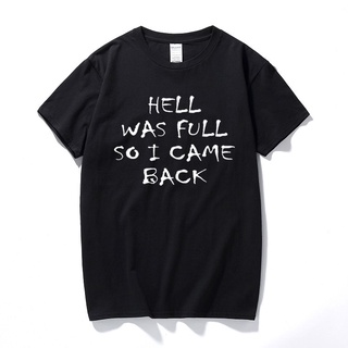 แขนสั้นcrew neckเสื้อยืดแขนสั้น ผ้าฝ้าย พิมพ์ลาย Hell Is full camiseta masculina คุณภาพสูง สําหรับผู้ชายS-XXXXL