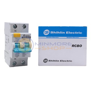 เบรกเกอร์กันดูด SHIHLIN ELECTRIC 2P 10kA  (ขนาด 63A) (RCBO) BHLA41