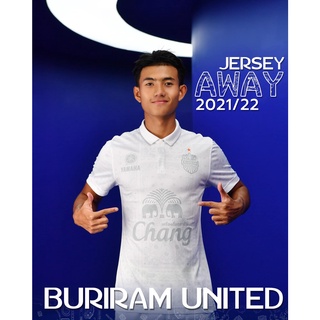 เสื้อแข่งบุรีรัมย์ยูไนเต็ด 2021/2022 ชุดเยือน สีขาว ของแท้จากสโมสร BURIRAM UNITED เสื้อ Away TPL