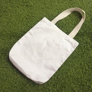 กระเป๋าผ้าดิบเนื้อหนา นิ่ม เกรด A 13”x14”
