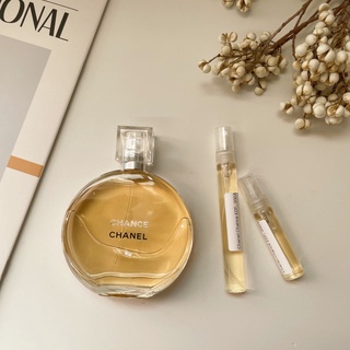 【สินค้าพร้อมส่ง】ของแท้ 💯 Chanel Chance Eau de Toilette EDT 5ml/10ml