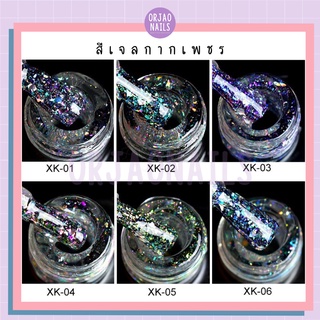 บ้านเล็บออเจ้า- สีเจล สีเจลทาเล็บ สีทาเล็บเจล ยาทาเล็บเจล ASขวดดำ XK