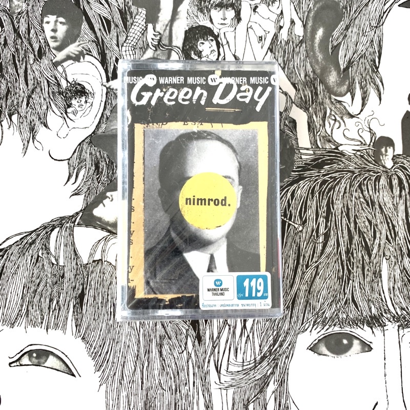 Tape Cassette เทปเพลง Green Day ‎– Nimrod. (1997) Rock, Punk มือหนึ่ง