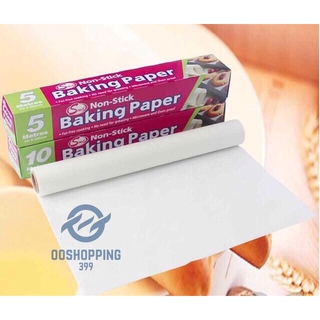 กระดาษไขรองอบ อุปกรณ์เบเกอรี่ กระดาษไข BAKING PAPER แผ่นรองอบขนม 5เมตร 10 เมตร🍓 oo99