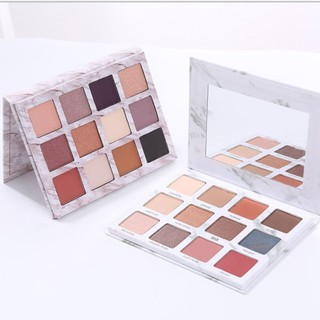 พาเลทอายแชโดว์ 12 สี เนื้อดินน้ำมัน เนื้อใยไหม ประกายชิมเมอร์ (พร้อมส่ง)