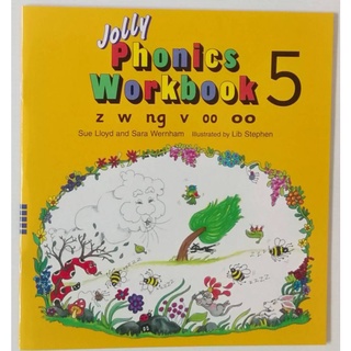 Jolly phonics workbook #5 Group 5 - z, w, ng, v, oo, OO