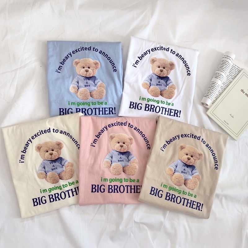 Sugarbeetshop | S86 Big Brother เสื้อโอเวอร์ไซต์ oversize เสื้อยืดผ้า cotton