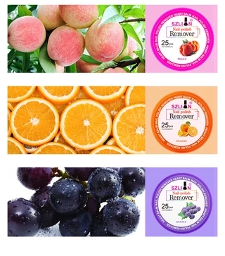 น้ำยาล้างสีทาเล็บ ยาล้างสีทาเล็บ แผ่นล้างเล็บ แบบตลับ 25แผ่น คละกลิ่น