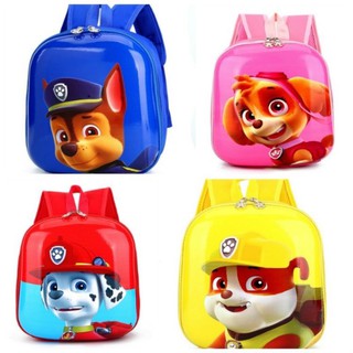 กระเป๋าสะพายหลังเด็กอนุบาล Hard Shell Paw Patrol กระเป๋าคาดอก school bag