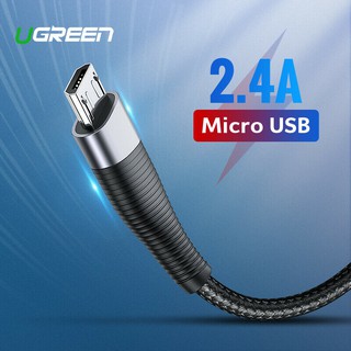 Ugreen USB 2.0 to Micro USB Cable 2.4A Fast Charge Data Cord Fr Samsung S7 S6 LG (50873,50874,50872)