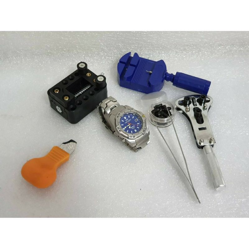 144pcs Watch Case Holder Opener Pin Link RemoverRepair ToolKit Watch Repaiกามืออาชีพซ่อมเครื่องมือนาฬิกาข้อมือชุดเปลี่ยน