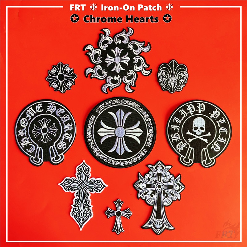 ☸ Vintage Cross Iron-on Patch ☸ 1Pc DIY Sew on Iron on Badges Patches