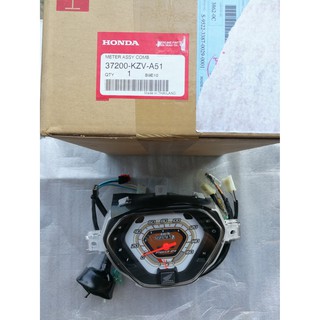 ไมล์ดรีมซูปเปอร์คัพ​หน้าปัดขาว​ แท้ศูนย์ Dream Super Cub Honda (Meter Assy Comb 37200-KZV-A51)