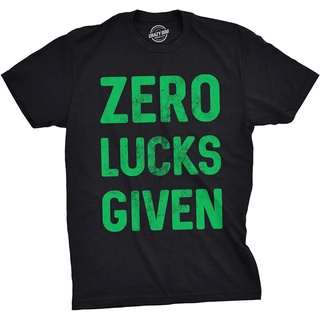 เสื้อยืด พิมพ์ลายกราฟฟิค Zero Lucks Given แฟชั่นฤดูร้อน สําหรับผู้ชาย