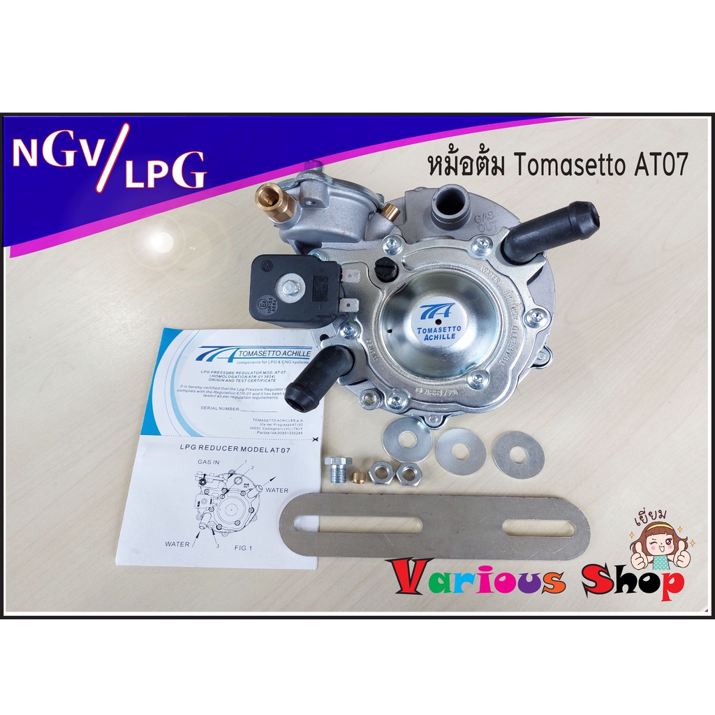 หม้อต้มแก๊ส LPG ระบบดูด โทมาเซตโต้ AT07/AT09 (100-180 แรงม้า)/Tomasetto LPG AT07/AT09 /หม้อต้มระบบดู