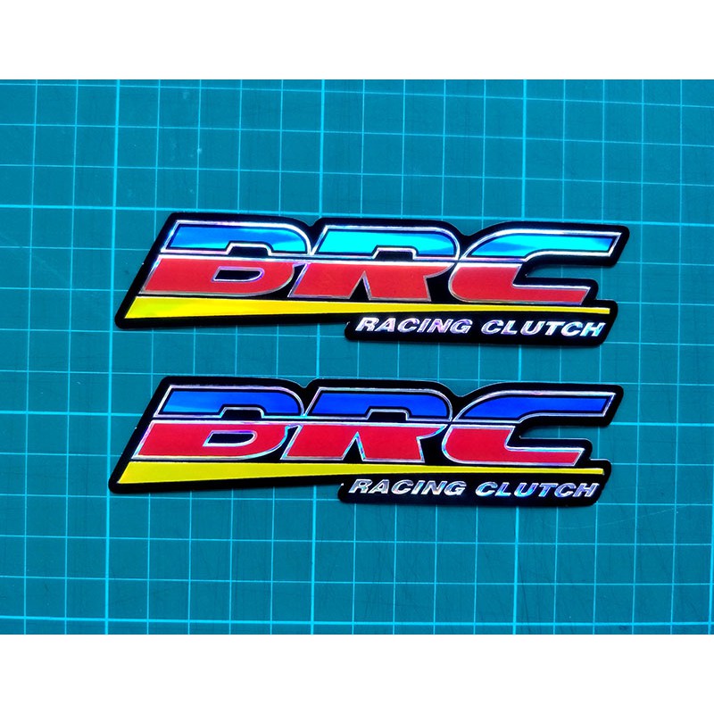 BRC ฟอย์สติ๊กเกอร์ แต่งรถ ติดรถ สติ๊กเกอร์ติดกระจก สำหรับ รถมอเตอร์ไซค์ Bigbike รถซิ่ง แต่งรถรถยนต์ 