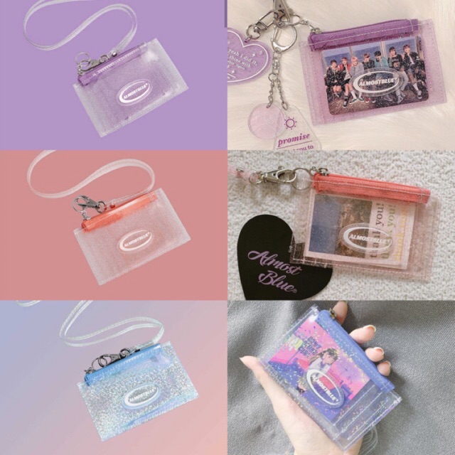 พร้อมส่ง] กระเป๋าใส่เหรียญ/เก็บการ์ด ALMOSTBLUE TWINKLE CARD COIN WALLET |  Shopee Thailand