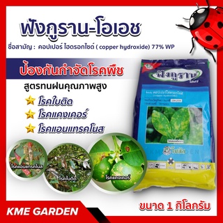 ฟังกูราน-โอเอช ขนาด 1 กิโลกรัม คอปเปอร์ไฮดรอกไซด์ ป้องกันกำจัดโรคแคงเกอร์ และโรคพืชอื่นๆ ที่เกิดจากเชื้อแบคทีเรีย