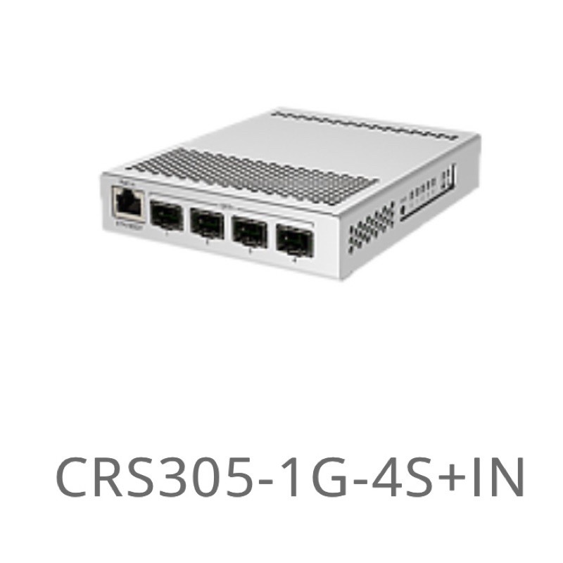 Mikrotik CRS305-1G-4S IN SFP 4portスイッチ タブレット | red