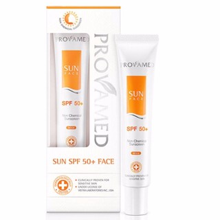 Provamed โปรวาเมดไวท์ 15 มล.ครีมกันแดด SPF50